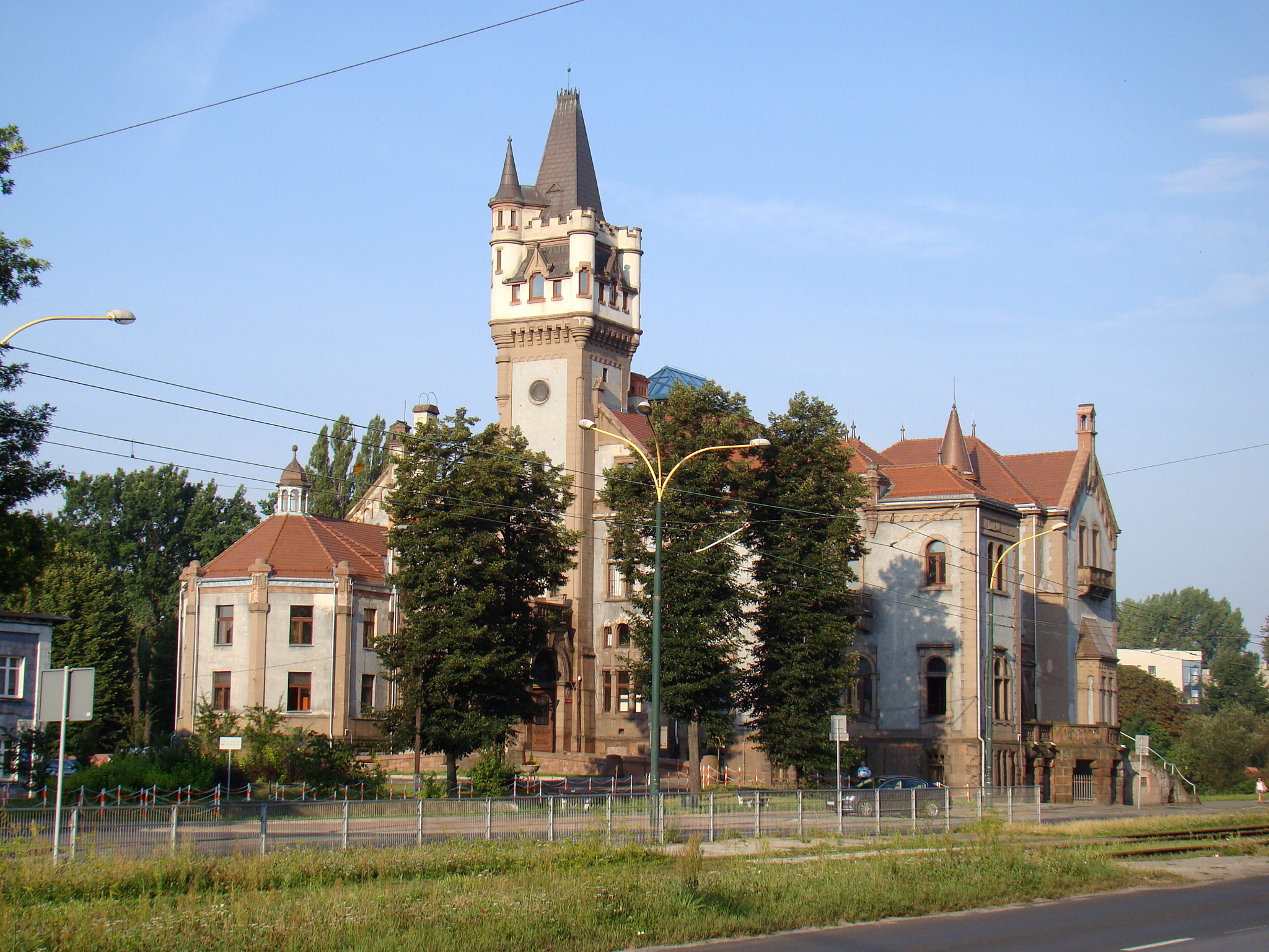 Sosnowiec, zespół pałacu Schöna, ob. sąd rejonowy, po 1870